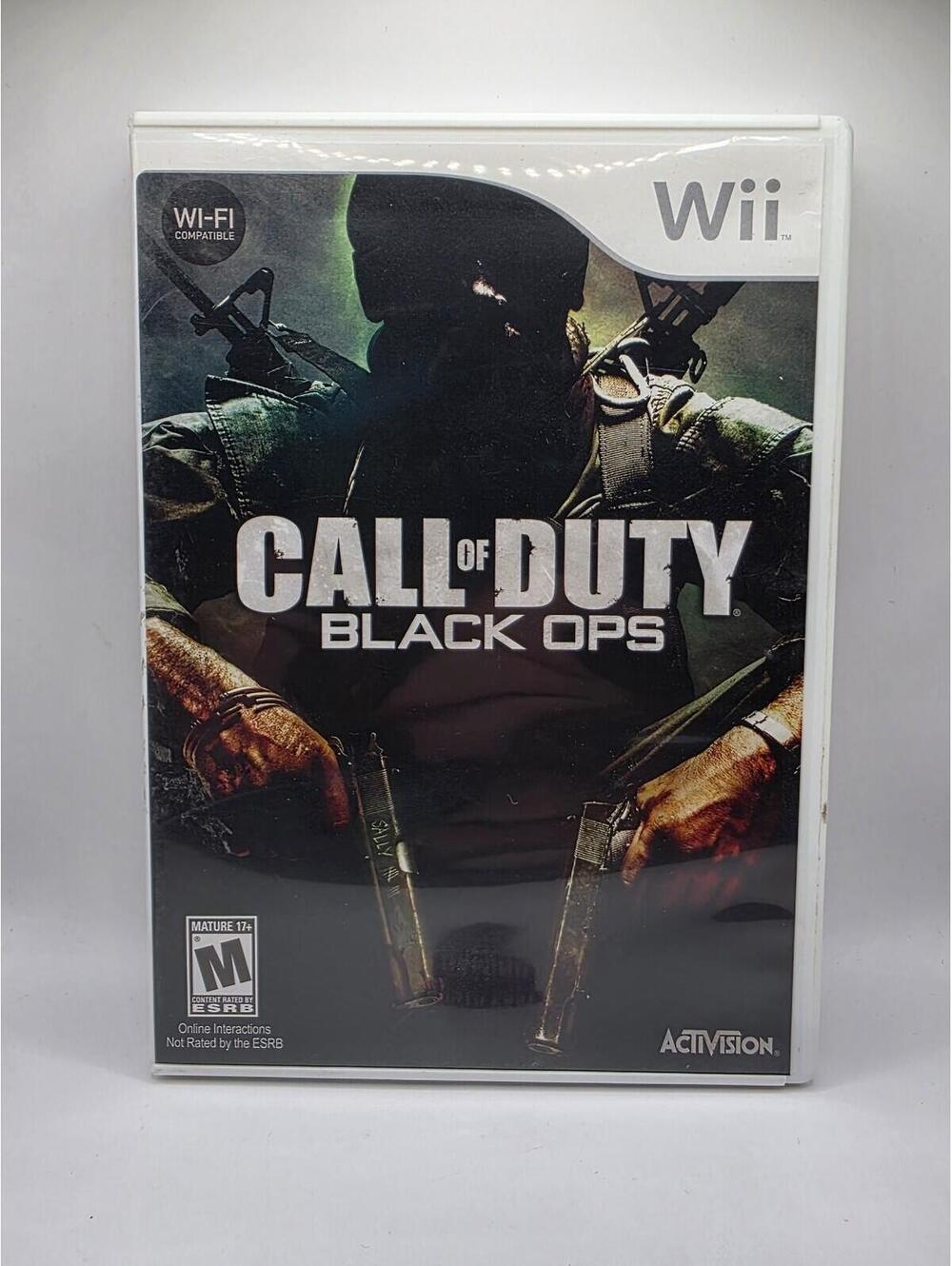 CIB - Call of Duty Black OPS for Wii - Tested, Working- Great Condition